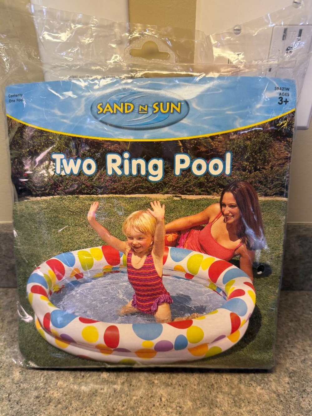 Sand & Sun Sealed 2 Ring Inflatable Pool